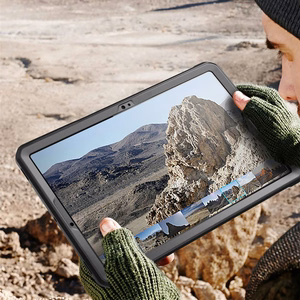 Supcase Unicorn Beetle Pro dėklas Samsung Galaxy Tab S9 11.0 / S9 FE / S10 FE / S10 Lite 10.9 juodas