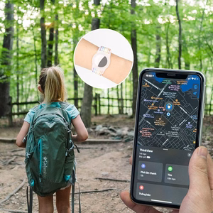 TECH-PROTECT NYLON KIDS APPLE AIRTAG ROŽINIS
