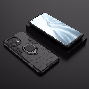 Telefono dėklas Ring Armor Xiaomi Mi 11 juodas