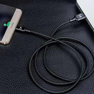 USB laidas Wozinsky WUC-C1B juodas Type-C 100cm