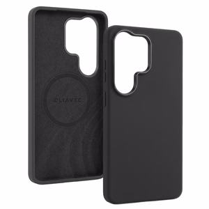 Liavec Silky чехол с металлической рамкой камеры для Samsung Galaxy S26 Ultra черный