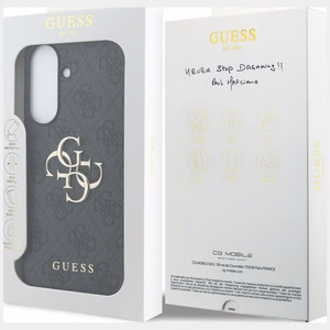GUESS чехол для Samsung Galaxy A57 GUHCSA574GMGGR (4G Big Metal Logo) чёрный