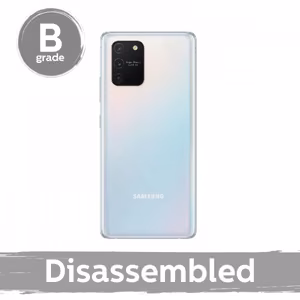 Задняя крышка совместимая с Samsung G770 S10 Lite белая с линзой камеры 100% оригинал (9/10 разборная)
