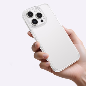 AmazingThing Minimal dėklas iPhone 16 Pro Max silikoninis dėklas - skaidrus
