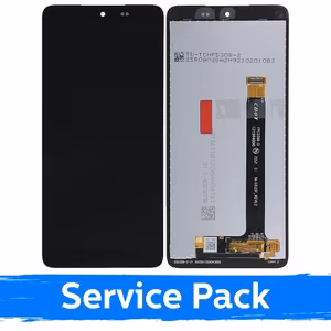 LCD Display Compatible With Samsung G525 Xcover 5 Black (Service Pack)