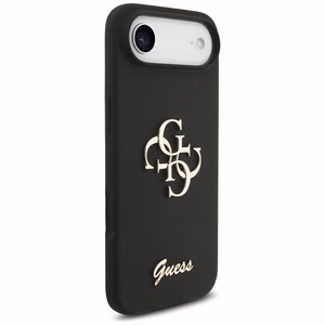 Guess silikoninis Big 4G Script dėklas telefonui iPhone Air juodas