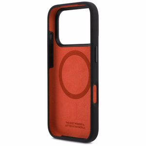 BMW M Silicon Horizontal Line MagSafe deklas iPhone 17 Pro - juodas