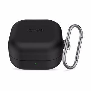 Tech-Protect Silikoninis Hook Dėklas for Samsung Galaxy Buds 4 / 4 Pro - juodas