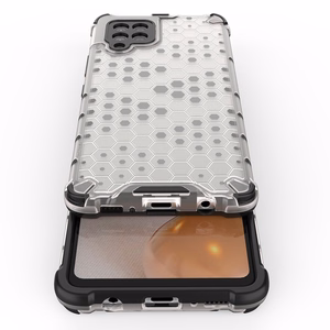 Honeycomb dėklas šarvuotas su TPU buferiu Samsung Galaxy A42 5G juodas