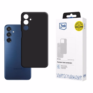 3mk matinis dėklas telefonui Samsung Galaxy M35 5G - juodas