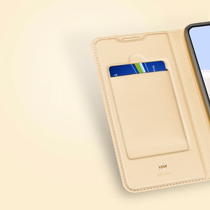 Dux Ducis Skin Pro чехол-книжка для Samsung Galaxy A22 4G золотой