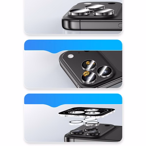 Benks Grūdintas stiklas Glass Warrior Objektyvo apsauginis stiklas kamerai Iphone 17 Air (lęšio 1 vnt.) skaidrus