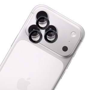 Apsauginis stikliukas kamerai 3mk Lens Pro Apple iPhone 17 Pro/17 Pro Max juodas