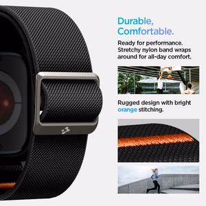 Dirželis SPIGEN LITE FIT ”PRO” APPLE WATCH 10 (42 MM) matinis juodas