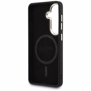 Dėklas Guess PU Leather 4G Gold Frame Magnetic Samsung S942 S26 rudas