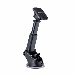 Automobilinis universalus telefono laikiklis Forcell (H-CT327) tvirtinamas ant stiklo, magnetinis juodas