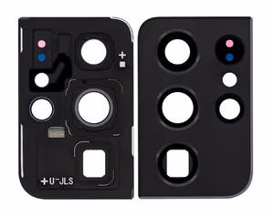 Samsung G998 S21 Ultra 5G kameros lęšis su rėmeliu Phantom Black ORG