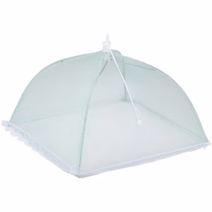 Sulankstomas tinklinis maisto gaubtas Alpina, 35 × 35 × 22 cm, žalias