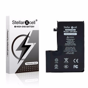 Аккумулятор StellarXcell Diagnostic для Apple iPhone 12 Pro Max, 3687 мА·ч (стандартная ёмкость + высококачественная копия BMS)