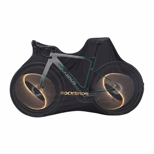Rockbros D97 elastinis uždangalas 24"-29" elektriniams, gravel ir kalnų dviračiams bei 700C plento dviračiams - juodas