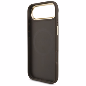 Guess 4G Strass Logo Magnetinis dėklas telefonui iPhone Air - ruda