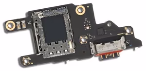 Flex Xiaomi Poco F6 su įkrovimo jungtimi ir mikrofonu, SIM kortelės kontaktas originalus (service pack)