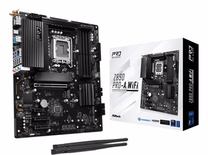 Asrock Z890 Pro-A WiFi pagrindinė plokštė Intel Z890 LGA 1851 (Socket V1) ATX