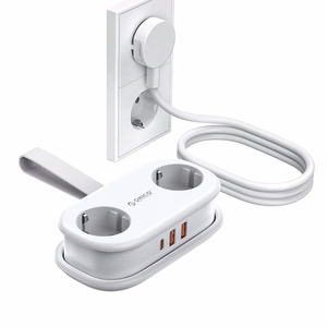 Orico APP 15.5W 5in1 удлинитель 2x AC + 2x USB-A + 1x USB-C - белый