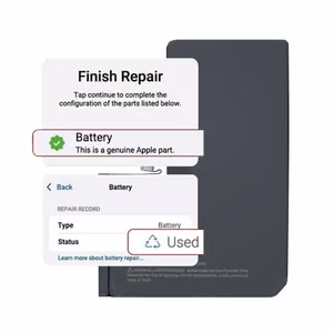 Battery Compatible With iPhone 15 Pro Max / Self-Diagnosable / Settings: Used