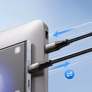 Joyroom Light-Speed Series S-A25 кабель USB-C USB-C 100W 1.2м - чёрный