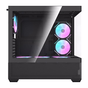 Darkflash DS900 AIR kompiuterio korpusas (juodas) su 6 ARGB ventiliatoriais