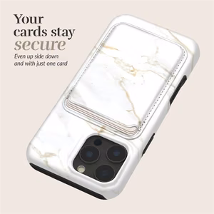 MIO White Marble Magsafe Чехол с держателем карт
