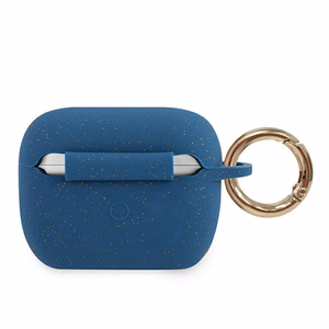 Guess GUACAPSILGLBL AirPods Pro чехол синий/синий Silicone Glitter