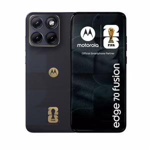 Motorola edge 70 fusion FIFA Edition 17,2 cm (6.78") Dviguba SIM jungtis Android 16.0 5G C tipo USB 8 GB 256 GB 5200 mAh Juoda