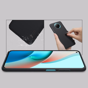 Nillkin Super Frosted Shield усиленный чехол для Xiaomi Redmi Note 9T 5G чёрный
