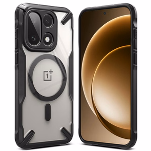 Чехол Ringke Fusion X Magnetic MagSafe для OnePlus 15 - прозрачный черный
