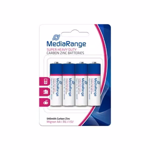Anglies-cinko baterija AA 1.5V/4vnt. MediaRange