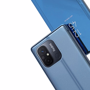 Clear View Case чехол для Xiaomi Redmi 11A / Poco C55 / Redmi 12C флип-чехол чёрный