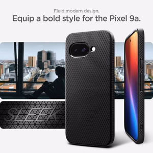 Spigen Liquid Air dėklas telefonui Google Pixel 9A - matinė juoda