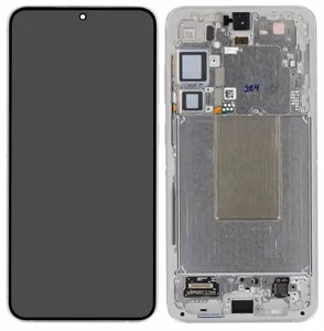 LCD ekranas Samsung S926 S24 Plus su lietimo ekranu ir rėmeliu Marble Grey originalus (surinktas service pack)