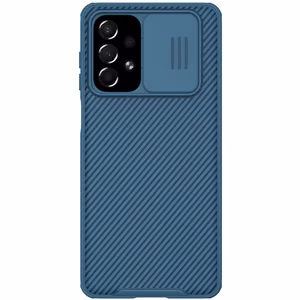 Nillkin CamShield Pro Case бронированный чехол с защитой камеры для Samsung Galaxy A73 синий