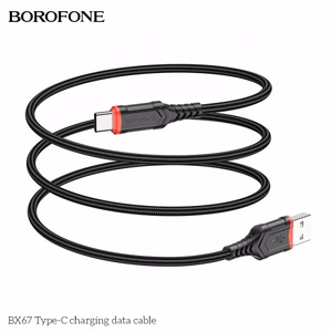 Кабель USB Hoco "BX67" чёрный "Type-C" 100cm
