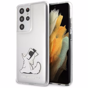 Karl Lagerfeld Choupette Fun чехол для Samsung Galaxy S21 Ultra - прозрачный