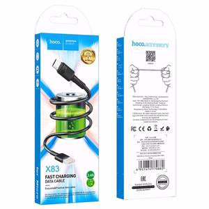 USB cable Hoco X83 USB-A to MicroUSB 1.0m black