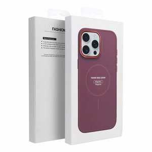 Чехол для Samsung A07 Frame Mag Cover совместимый с MagSafe пурпурный