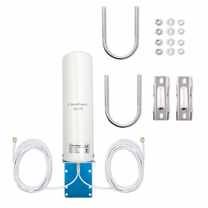 Qoltec 57044 4G LTE DUAL antena | 5dBi | įvairiakryptis | lauke