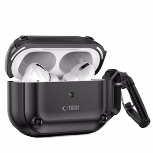 Tech-Protect Rough Hook Чехол с карабином для Apple AirPods Pro 1 / 2 - чёрный