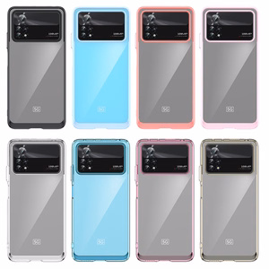 Чехол Outer Space для Xiaomi Poco X4 Pro 5G с гибкой рамкой синий