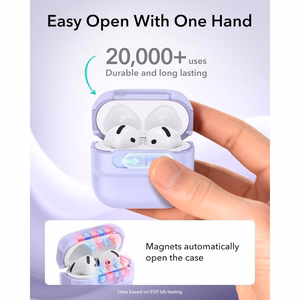 ESR Pulse HaloLock MagSafe Case for Apple AirPods 4 / 5 - purple