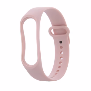 Silikoninė juosta Xiaomi Mi Band 5 / 6 pudros rožinė